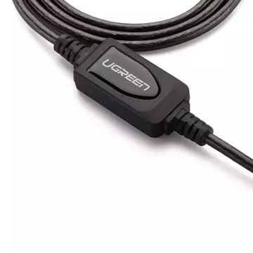 UGREEN active extension cable USB 2.0 480 Mbps 5 m black (US121 10319)