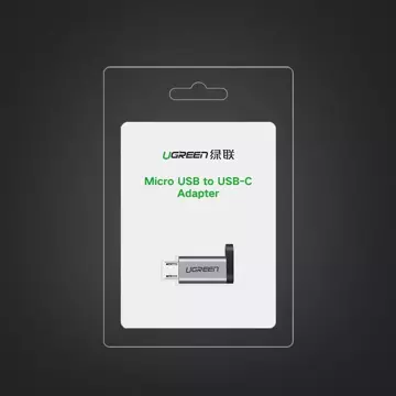 UGREEN adapter from USB Type C to micro USB gray (50590)