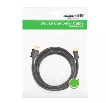 UGREEN cable USB - mini USB 480 Mbps 3 m black (US132 10386)