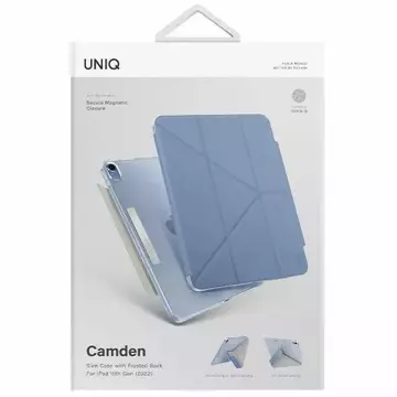 UNIQ Camden Tablet Case for iPad 10 Gen. (2022) blue/northern blue Antimicrobial