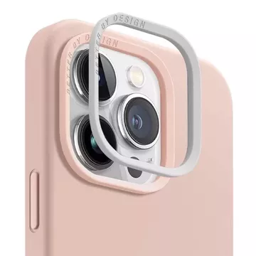 UNIQ Lino Hue case for iPhone 15 Pro 6.1" Magclick Charging pink/blush pink