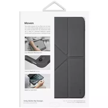 UNIQ Moven tablet case for iPad 10 gen. (2022) szary/charcoal grey