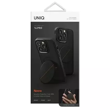 UNIQ Novo phone case for Apple iPhone 14 Pro 6.1" black/midnight black