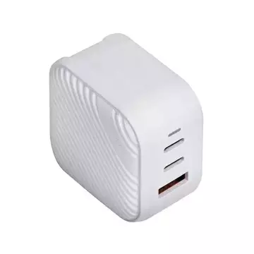 UNIQ Wall charger Verge Pro 66W Gan USB-C white/cloud white