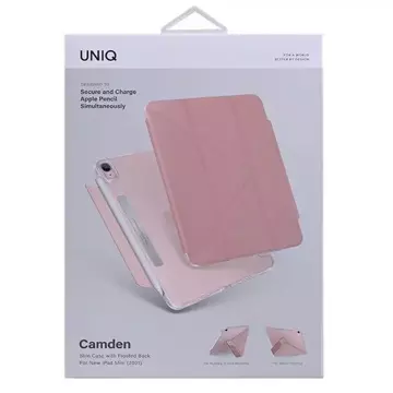 UNIQ case Camden iPad Mini (2021) pink/peony/pink Antimicrobial