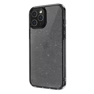 UNIQ case LifePro Tinsel iPhone 12 Pro Max 6.7" black/vapour smoke