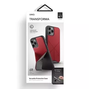 UNIQ case Transforma iPhone 12/12 Pro 6.1" red/coral red