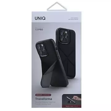 UNIQ case Transforma iPhone 13 Pro / 13 6.1" black/ebony black MagSafe