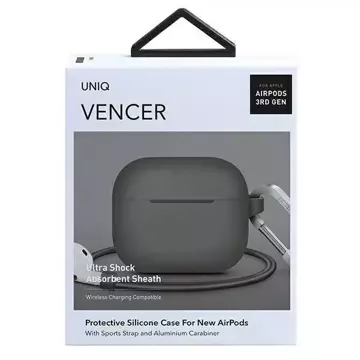 UNIQ case Vencer AirPods 3 gen. Silicone beige/dark sand