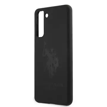 US Polo Silicone On Tone phone case for Samsung Galaxy S21 black/black