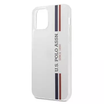 US Polo USHCP12LPCUSSWH phone case for Apple iPhone 12 Pro Max white/white Tricolor Collection