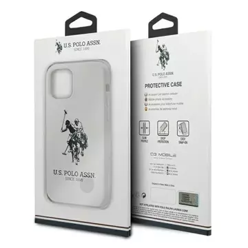 US Polo USHCP12LSLHRWH Phone Case for Apple iPhone 12 Pro Max white/white Silicone Collection