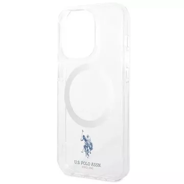 US Polo USHMP15XUCIT iPhone 15 Pro Max 6.7" transparent MagSafe Collection