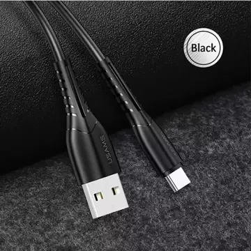 USAMS Cable U35 microUSB 2A Fast Charge 1m black