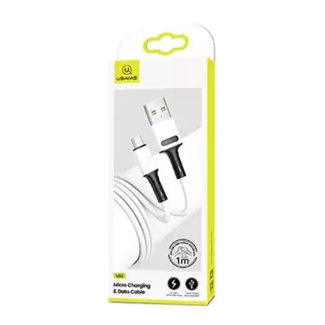 USAMS Cable U52 microUSB 2A Fast Charge 1m white