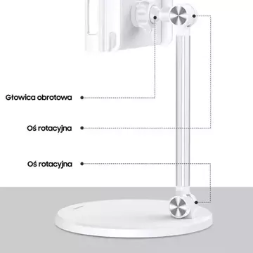 USAMS Desk phone/tablet holder white/white ZJ057ZJ02 (US-ZJ057) Metal