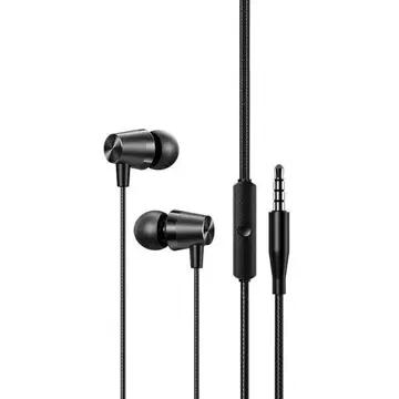 USAMS Earphones EP-42 3.5mm for set 1pcs. black/black SJ475HS01-1