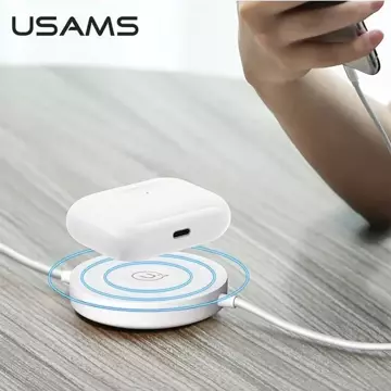 USAMS Inductive charger US-CC096 10W with lightning cable black/black CC96WH01