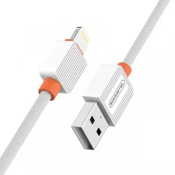 USB CABLE IPHONE 2A SOMOSTEL WHITE 2000mAh QUICK CHARGER 1M POWERLINE SMS-BP03 15PCS GIFT PIECE