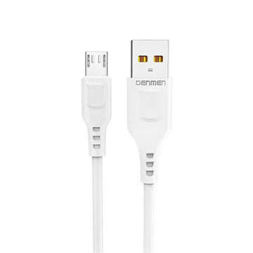 USB Wall Charger 2.4A Single Fast Charger USB to Micro USB Cable 2400mAh 12W White