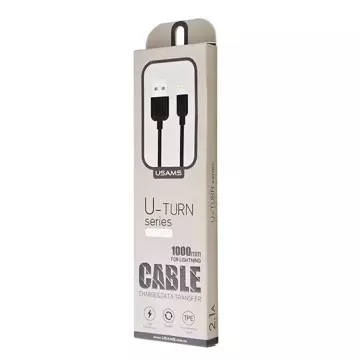 USMAS U-Turn lightning cable 1m black