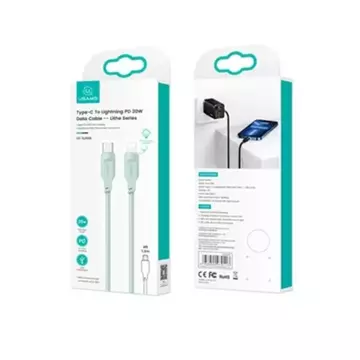 USMAS USB-C to Lightning PD Fast Charging Cable 1.2m green