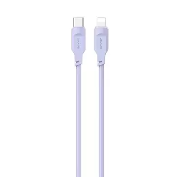 USMAS USB-C to Lightning PD Fast Charging Cable 1.2m purple