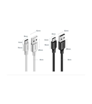 Ugreen cable USB - USB Type C 2 A 1m black (60116)