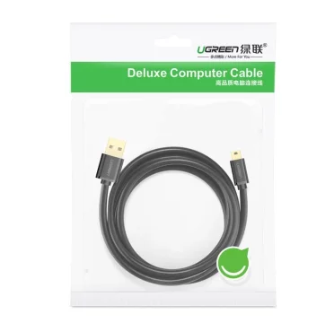 Ugreen cable USB - mini USB 480 Mbps 1.5 m black (US132 10385)