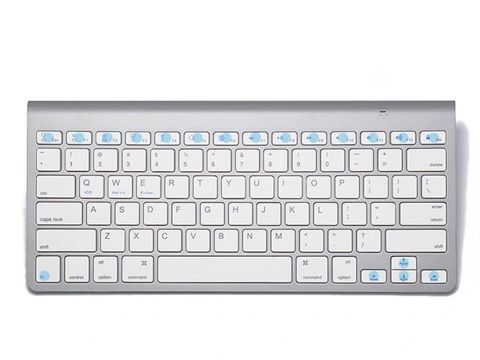 Universal Wireless Bluetooth Keyboard for iPad iMac iOS Android Windows Slim LED Mouse