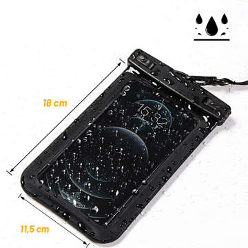 Universal waterproof case Black