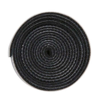 Velcro tape, cable organizer Baseus Colorful Circle Velcro Straps 1m (black)