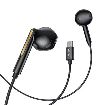 Vipfan M11 Wired Earphones, USB-C (Black)