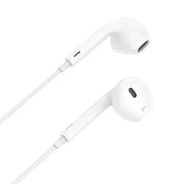 Vipfan M14 wired earbuds, USB-C, 1.1m (white)