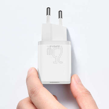 Wall charger Baseus Super Si USB-C Type C PD 25W White