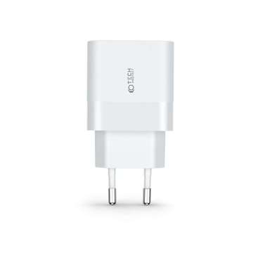 Wall charger C30W 2-Port USB-C - USB PD30W/QC3.0 White