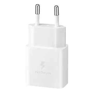 Wall charger Samsung EP-T1510XW 15W Fast Charge USB-C/USB-C cable white/white