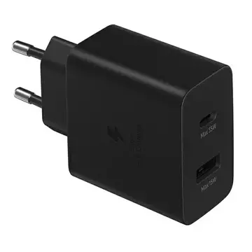 Wall charger Samsung EP-TA220NB PD 35W USB-C-USB-C Cable black/black