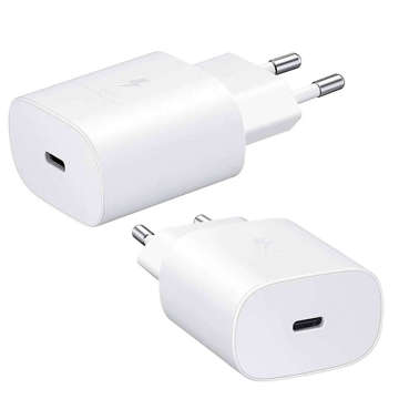 Wall charger Samsung EP-TA800EWE Fast Charge USB-C Type C 25W White