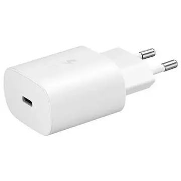 Wall charger Samsung EP-TA800NW PD 25W USB-C white/white