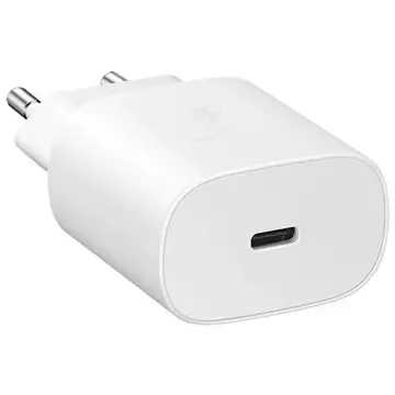 Wall charger Samsung EP-TA800NW PD 25W USB-C white/white