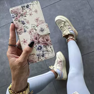Wallet flip case for Xiaomi Redmi 12 Blossom Flower