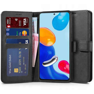 Wallet phone case for Xiaomi Redmi Note 12 5G / Poco X5 5G Black