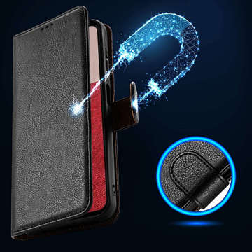 Wallet phone case for Xiaomi Redmi Note 12 5G / Poco X5 5G Black