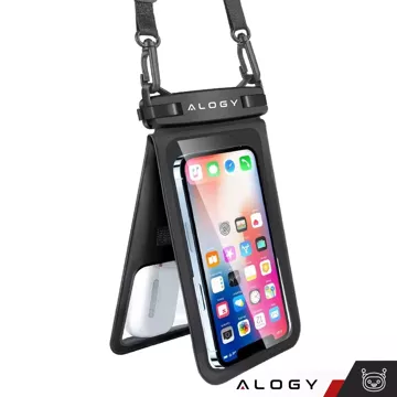 Waterproof case waterproof IPX8 for 6.7" phone double Case Alogy Waterproof Black