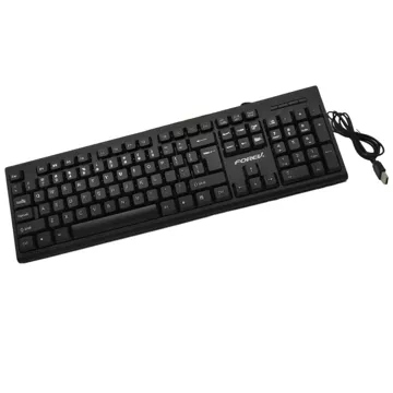 Wired Keyboard Mouse Set Forev FV-68 Black