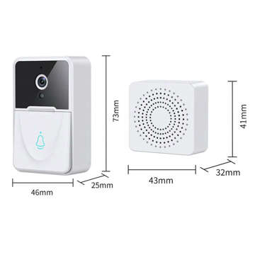 Wireless Remote Doorbell with Camera Smart Video Intercom 38 melodies