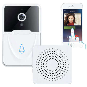 Wireless Remote Doorbell with Camera Smart Video Intercom 38 melodies