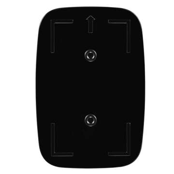 Wireless doorbell for gates, doors, gates, waterproof, IP44, outdoor, 300m, 21803, black