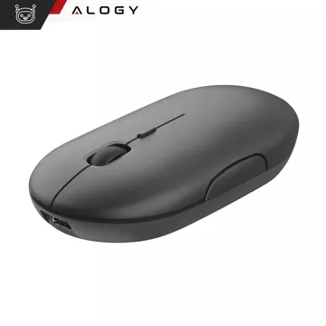 Wireless vertical gaming mouse vertical ergonomic for laptop PC right-handed silent Black